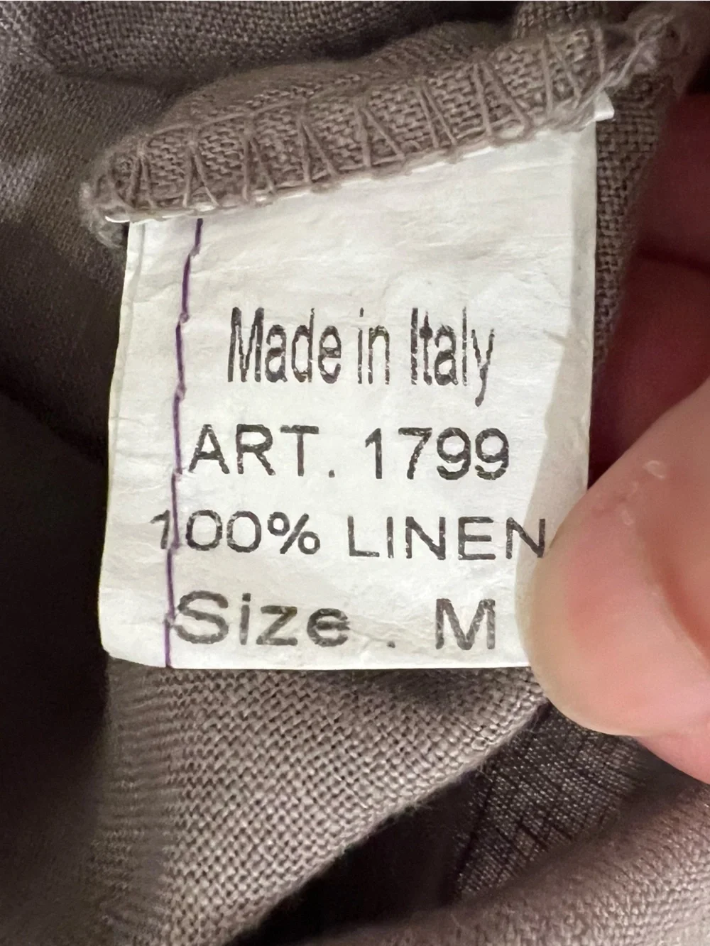 Valentina Naldi Gray sleeveless linen tank Dress | Size M | Like New - Picture 13 of 14